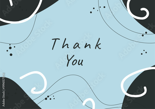 Thank You Template Vector Background 
