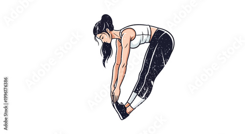 Woman stretching legs, fitness, exercise, healthy lifestyle