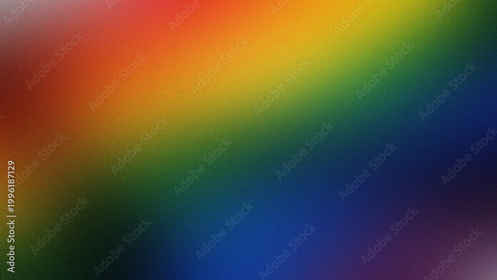 Fototapeta premium Rainbow gradient spectrum blended across a textured background during Pride Month celebrations