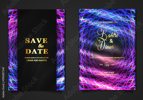 luxury wedding invitation cards