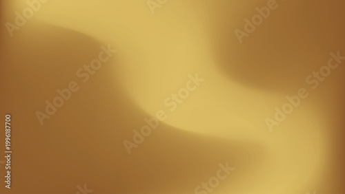 Gold abstract blurred gradient background, vapour, steam pattern. Vector illustration.