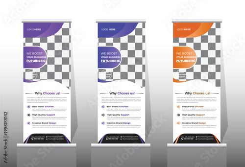 corporate identity template with business card