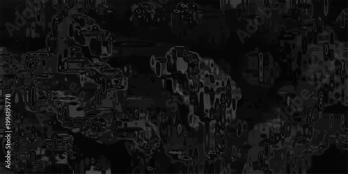 Dark abstract organic liquid texture with glossy reflections and deep shadows creating a mysterious and fluid background for design