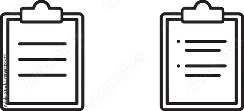 Web, Business report clipboard with graph icon for management.