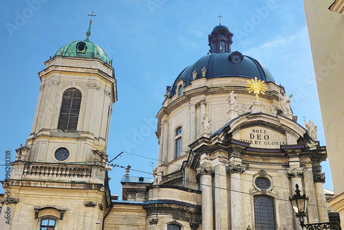 The Dominican Church and Monastery, Lviv, Ukraine. It was originally built as the Roman Catholic church of Corpus Christi, and today serves as the Greek Catholic church of the Holy Eucharist