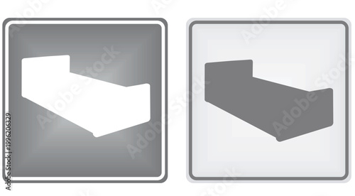 Motel traffic sign. vector illustration