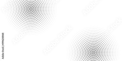 Latar belakang abstrak modern. Titik-titik halfton dalam bentuk lingkaran. Logo spiral, ikon atau elemen desain. ilustrasi vektor