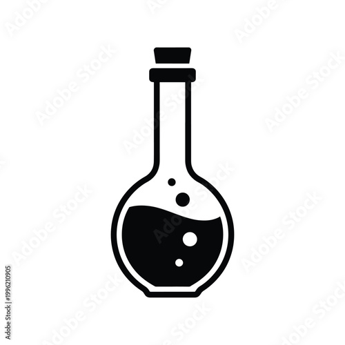 Witch Magic Potion Fantasy Elixir Bottle Icon