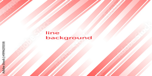 Abstract horizontal light red stripe lines on white background. You can use for ad, poster, template, business presentation. Vector illustration