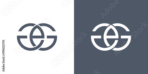 Interlocking Monogram Logo Design.