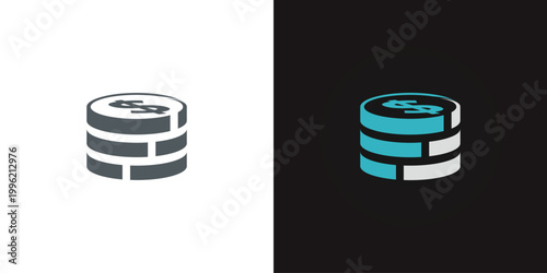 Stack of Coins with Dollar Sign.