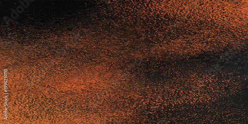 Fotografía Abstract dark orange and black textured background with horizontal lines