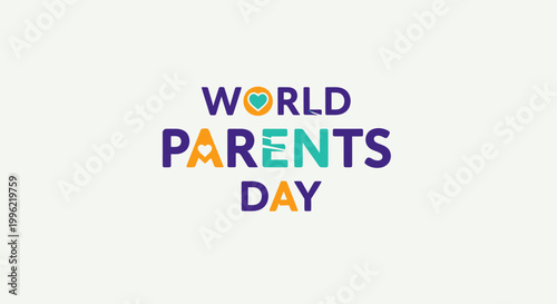 World Parents Day celebration logo.
