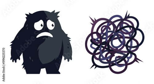 fear and anxiety concept