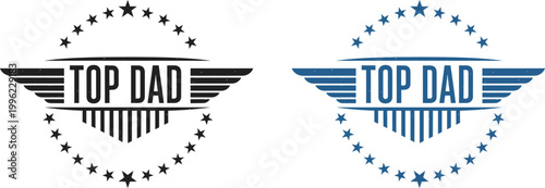 Celebrate fathers day with 'top dad' designs perfect gifts for papa and every amazing father