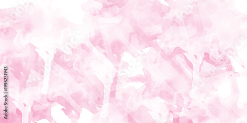 pink background with texture pink background with watercolor Pink scraped grungy background frame Soft pink brush strokes. Rose. watercolor background concept, vector