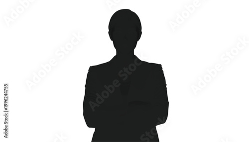 Businessman stands with arms crossed to demonstrate confidence and leadership in a professional role.