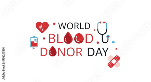 World Blood Donor Day awareness campaign.