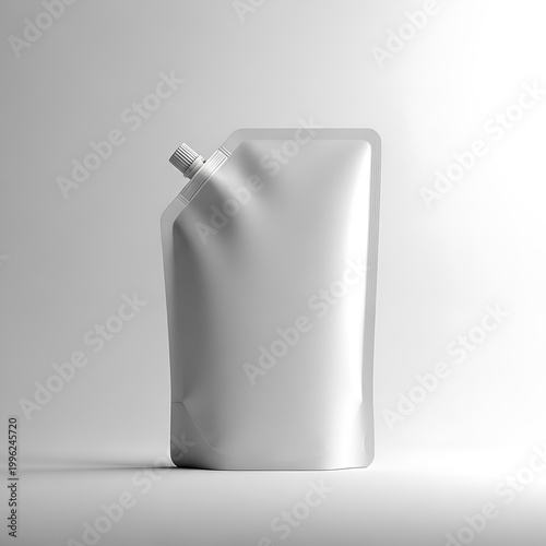 White Stand Up Pouch with Spout flexible packaging