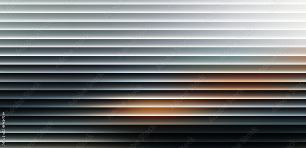 Obraz premium Grey Minimal Gradient Background with Subtle Horizontal Lines