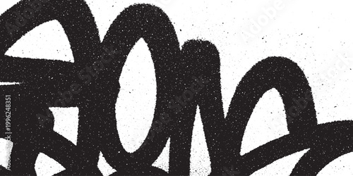 Abstract graffiti loops and swirls with spray paint texture urban art black and white brush stroke street art spray can abstract background urban design grunge texture ink texture messy art