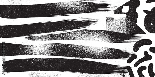 Black brush stroke effect overlay on white background with spray paint splatter fine art paint drips spray can abstract background artistic texture abstract background distressed