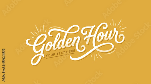 A vibrant golden hour theme activates your imagination; this artwork features elegant typography ideal for seasonal greetings, branding, or artistic projects leveraging its warmth.
