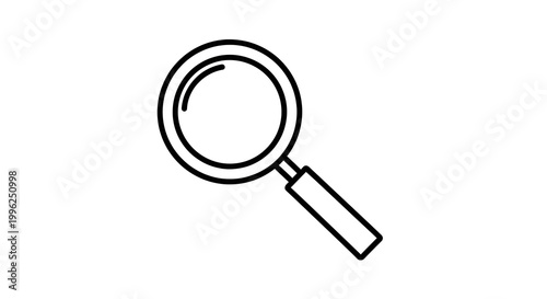 Magnifying glass search icon