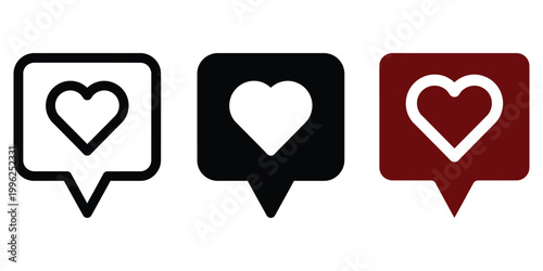 Understanding the evolution and significance of like button icons in social media platforms Vector Contact Icons