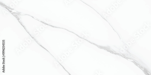 Elegant white marble stone texture with natural grey veins abstract luxury decorative background vector illustration.