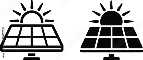 secure solar energy concept with padlock and sunlight on photovoltaic panels illustration