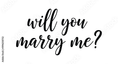 will you marry me?