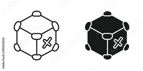 Comparison of a simple hexagonal-bipyramid structure and its filled version