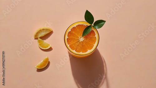 orange juice and oranges