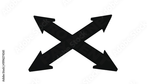 Arrows point in four different directions to symbolize choice and strategic navigation options.