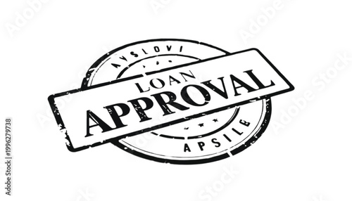 Loan approval stamp confirms that the financial request has been successfully processed and verified.