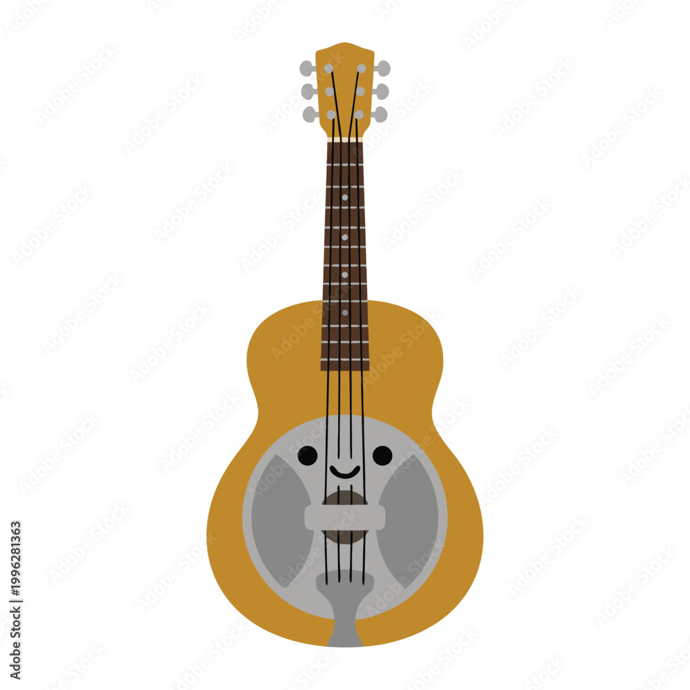 Obraz premium Acoustic Resonator Guitar.