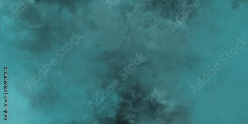 Vector Mysterious and imposing plume smoke ascends, stark contrast against teal backdrop, symbol environmental peril, highlighting somber narrative.