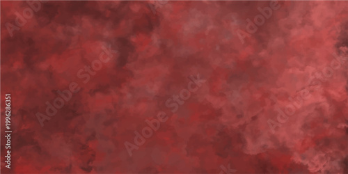 Abstract red smoky background with unique and artistic cloudy pattern and aesthetic texture for designs.