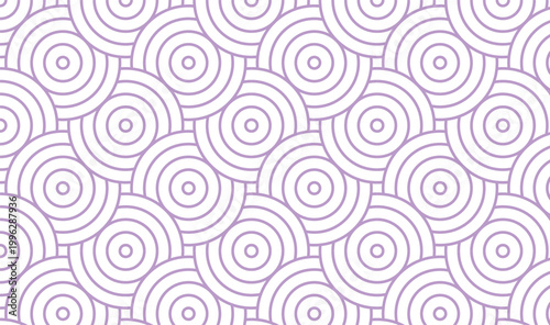 Concentric circles pattern in purple and white high-quality professional detailed modern elegant stylish clean 