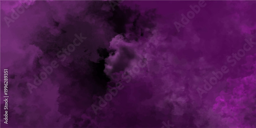 Vector An ethereal cloudscape in rich shades of purple evokes a sense of mystery. Dark, billowing clouds swirl across the image.