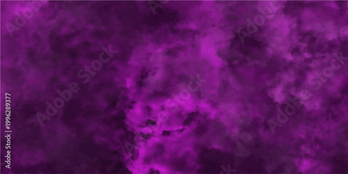 Vector Abstract ethereal cosmos of purplish hue and inky dark, a canvas of abstract clouds of color and light. 