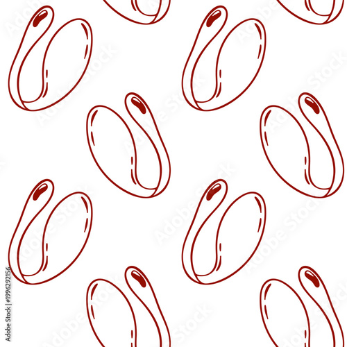 vibrator clothespin, adult toys for sex games, simple red line pattern for store packaging and branding. Hand-drawn doodle repeat