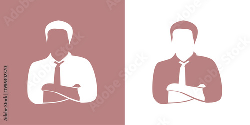 Business man vector set. 2 set vector art.