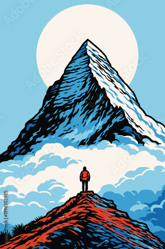 mountain-peak-summit-climber-vector