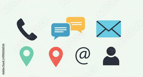 Free Download Communication Technology Icons. - GFXLoad