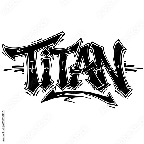 Titan Graffiti Art