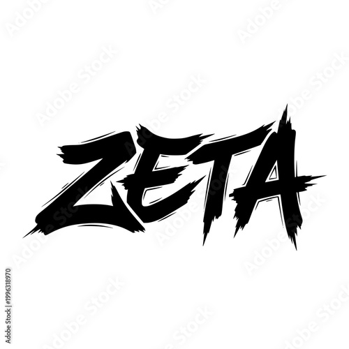Zeta Graffiti Text