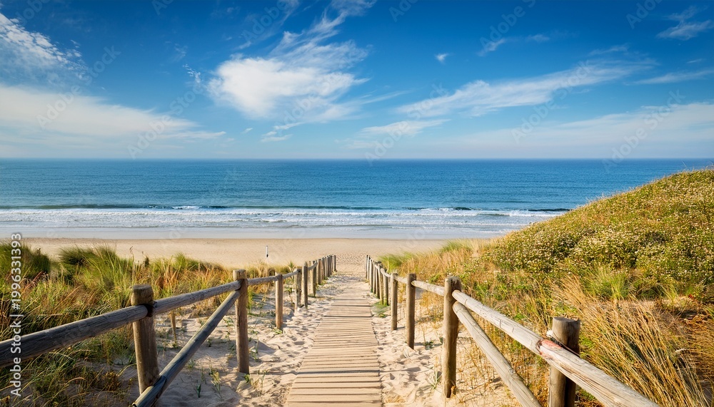 Fototapeta premium strandweg zum meer