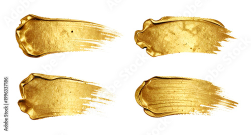 gold brush strokes, metallic paint texture, luxury brush elements, golden abstract strokes, decorative gold borders, shiny paint smears, elegant frame design, gold foil brush marks, artistic metallic 